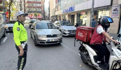 Zonguldak’ta Trafik Ekiplerinden Çakar Denetimi